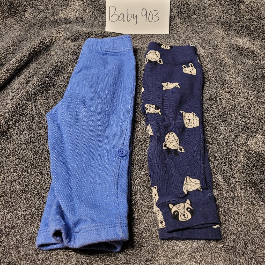 903 Baby 2 Pack Of Pants